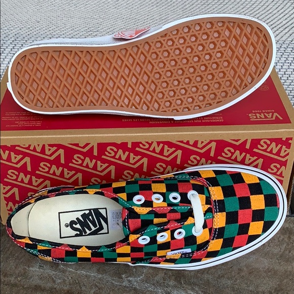 VANS AUTHENTIC WASHED BLACK/MULTI WMNS - Picture 3 of 16